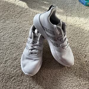 Adidas Cloudfoam PureMotion Shoes Dash Gray Matte Silver Women's Size 8 Sneakers